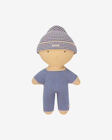 Gommu Thin Stripes Long One-Piece Light Cream/Blue